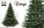 Albero di Natale artificiale Abete Nobilis Oxburgh 180 cm