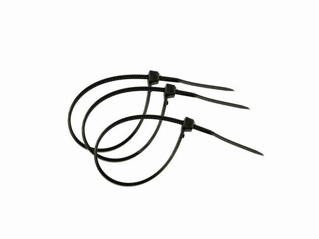 Cinturino per siepe artificiale nero 300 × 4,8 mm - busta da 100 pezzi