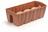 CORONA scatola ringhiera in terracotta 58cm