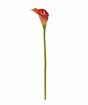 Fiore artificiale Calla arancione 55 cm