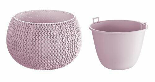 Fioriera con inserto SPLOFY BOWL viola chiaro 47,8 cm