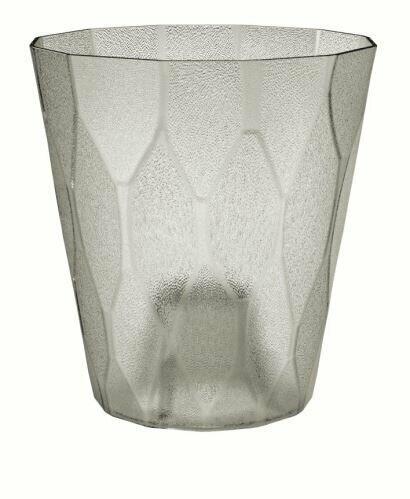 Fioriera ROCKA P trasparente grigio ghiaccio 17,0 cm