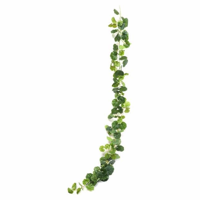 Ghirlanda artificiale Begonia verde 190 cm