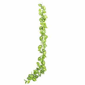 Ghirlanda artificiale Taro Araceae verde 190 cm