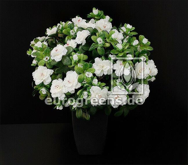 Mazzo artificiale Azalea belga bianca 40 cm