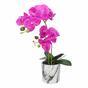 Orchidea artificiale ciclamino 49 cm