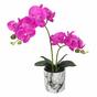 Orchidea artificiale ciclamino 49 cm