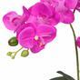 Orchidea artificiale ciclamino 49 cm