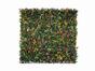 Pannello di fiori artificiali Buxus multicolore - 50x50 cm