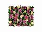 Pannello di fiori artificiali Rosa e Ortensia - 40x60 cm