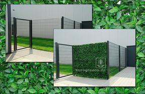 Siepe Finta Artificiale Sintetica Arelle Foglie di Photinia a Piastrella 50X50 Siepe Finta Artificiale Sintetica Arelle Foglie di Photinia a Piastrella 50X50
