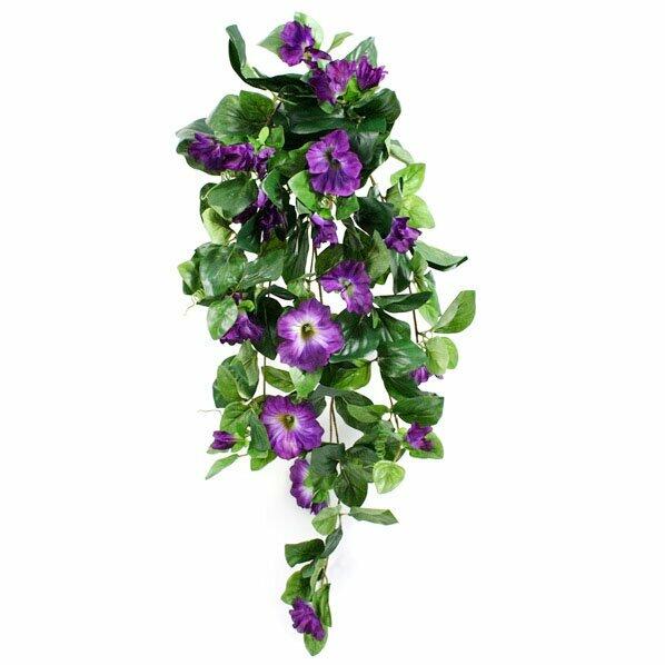Petunia artificiale viticcio viola 80 cm
