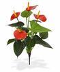 Pianta artificiale Anthurium rosso 40 cm