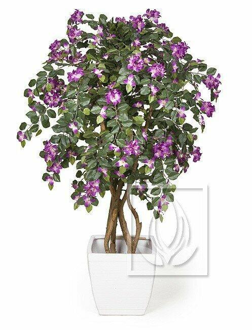 Pianta artificiale Bugénvilea Bianco 120 cm