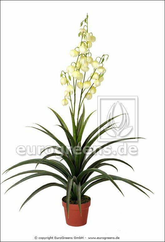 Pianta artificiale Yucca bella 125 cm