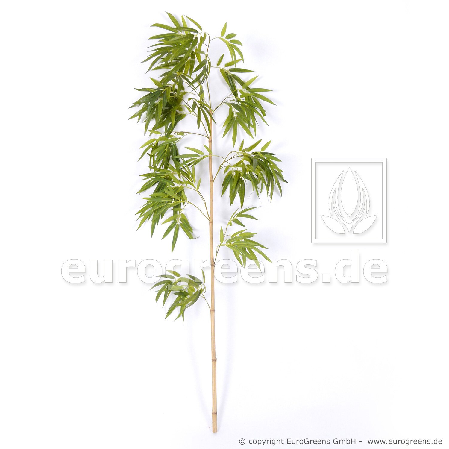 Albero Artificiale Di Bambù NearlyNatural Alto 1,8 M Con Vaso Bianco E Rocce Decorative, Perfetto Per Interni