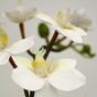 Ramo artificiale di Orchidea bianco 60 cm