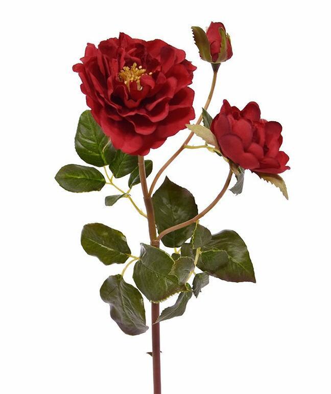 Ramo artificiale Rosa rossa 50 cm