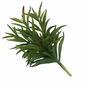 Ramoscello artificiale Dianthus verde 17,5 cm