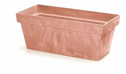 Scatola CUBE CASE EFFETTO BETON terracotta 40cm