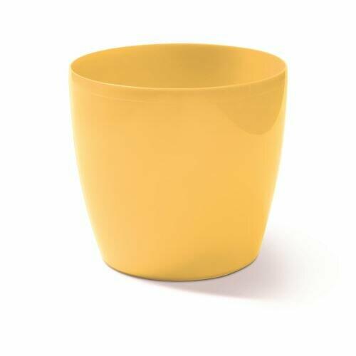 Vaso COUBI rotondo giallo chiaro 9cm