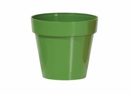 Vaso da fiori CUBE SHINE verde scuro gloss14cm