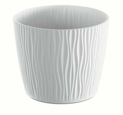 Vaso per fiori SANDY bianco 18,8 cm