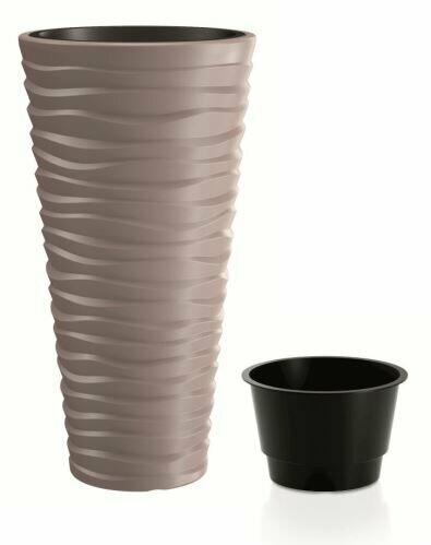 Vaso SAND SLIM + inserto moka 29,6 cm