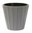 WOODE vaso + deposito pietra grigia 48,8 cm